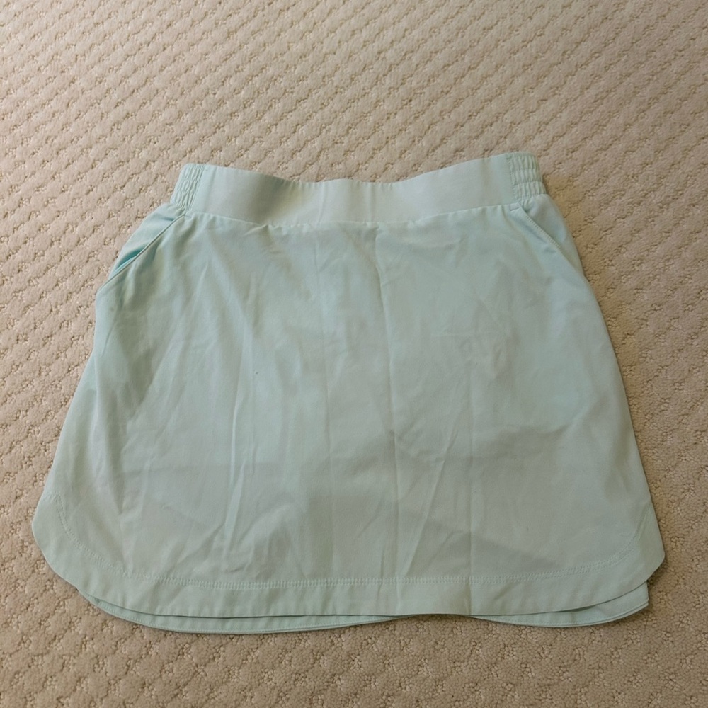 CALIA Green A-Line Mini Skorts for Athletic Wear